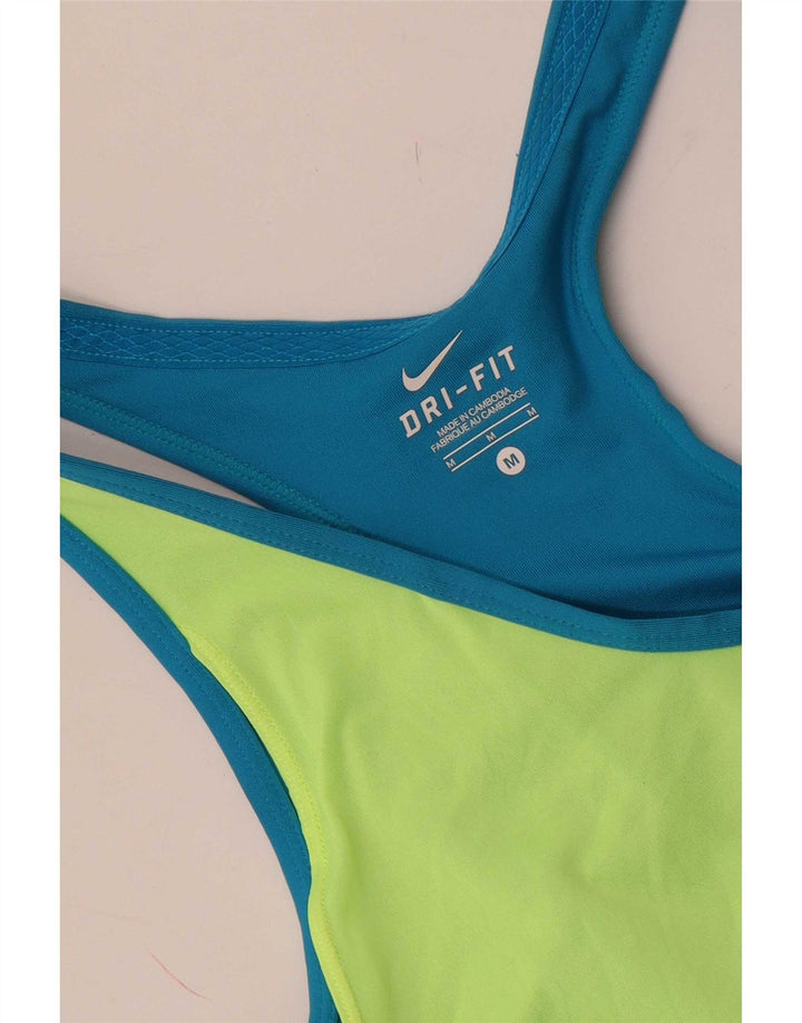 Nike Womens Dri Fit Débardeur UK 12 Bleu Moyen