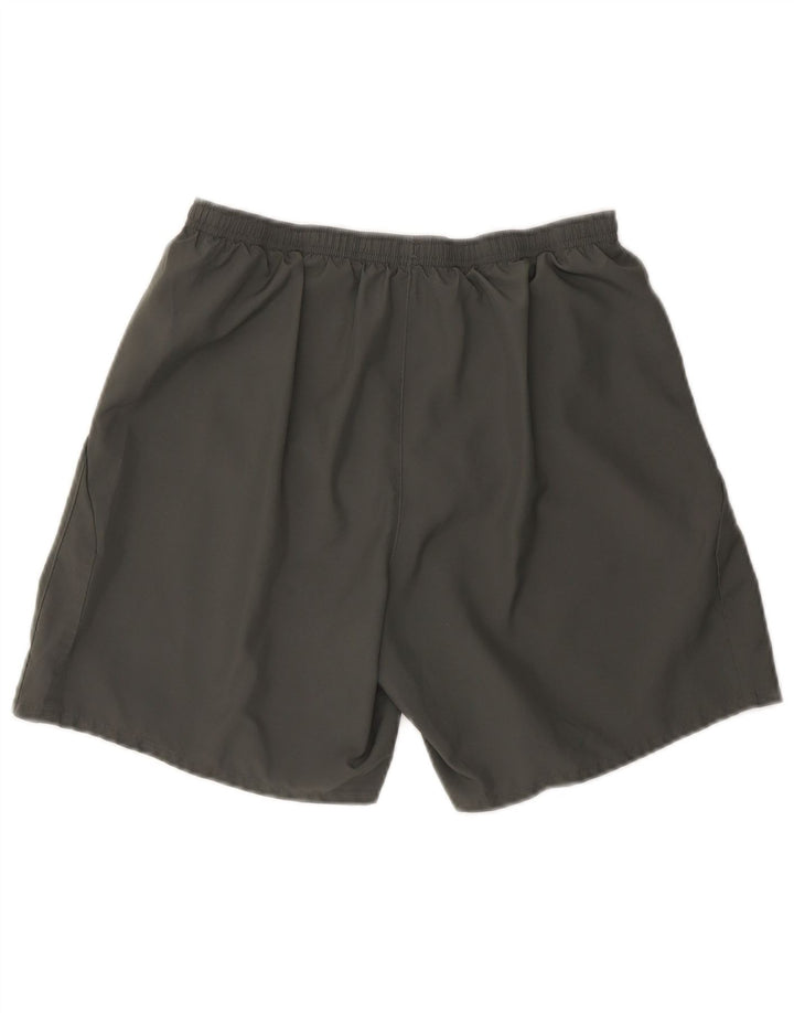 Short de sport Nike Dri Fit pour hommes, grand, gris, polyester