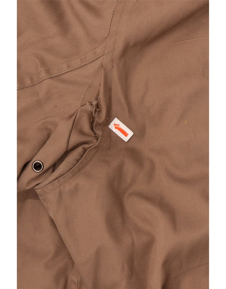 veste militaire à capuche homme vintage IT 52 XL Beige Polyester
