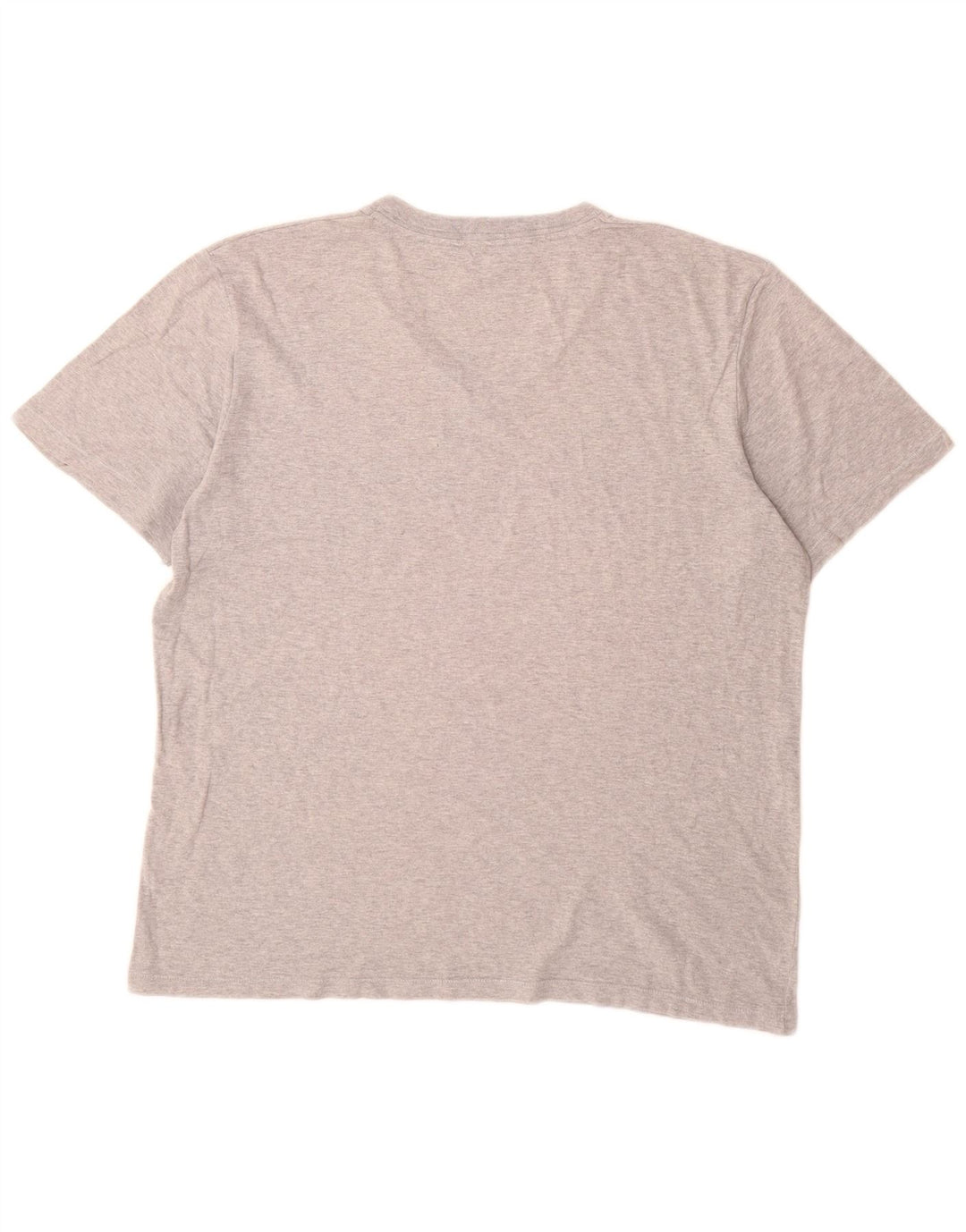 Benetton T-Shirt Homme Gris Moyen Moucheté