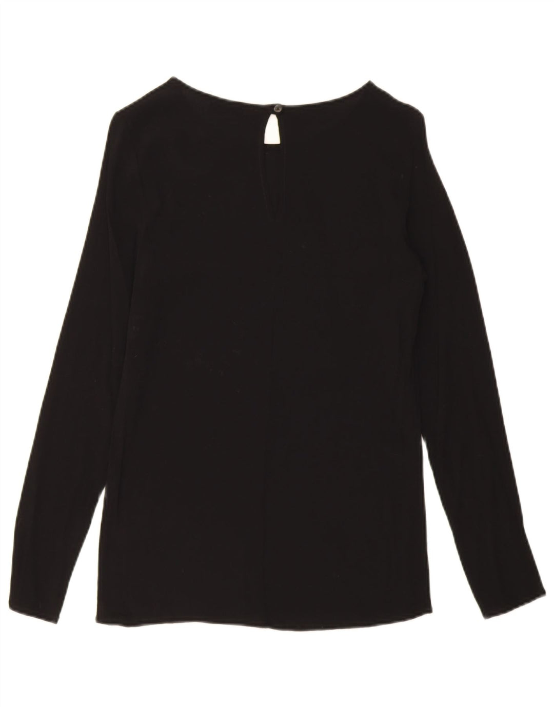 Trussardi Jeans Chemisier à Manches Longues Femme IT 42 Viscose Noir Moyen