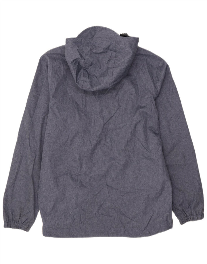 Lyle & Scott Veste de pluie à capuche pour homme UK 38 Bleu moyen Polyester