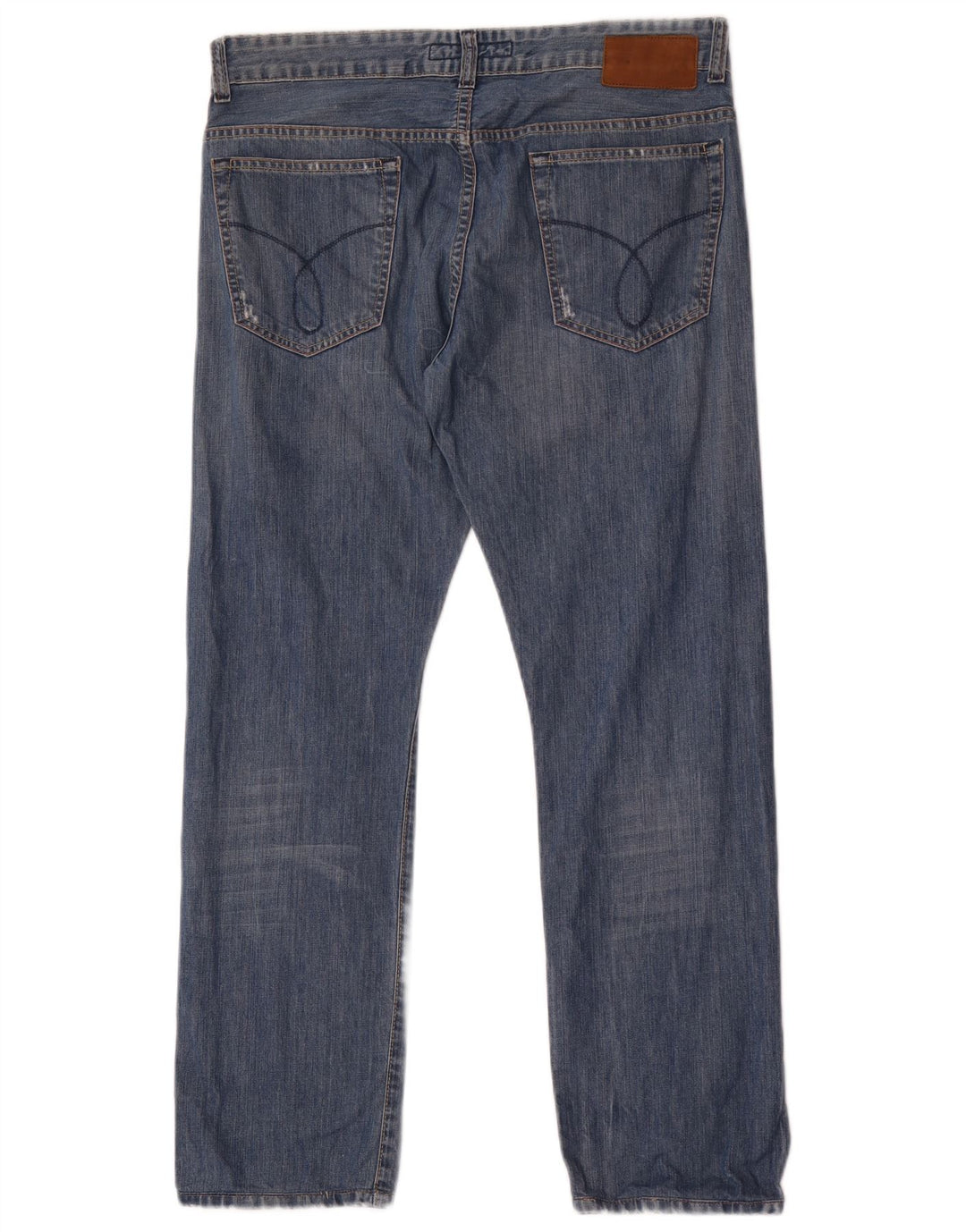 Calvin Klein Jean droit homme W32 L30 bleu coton