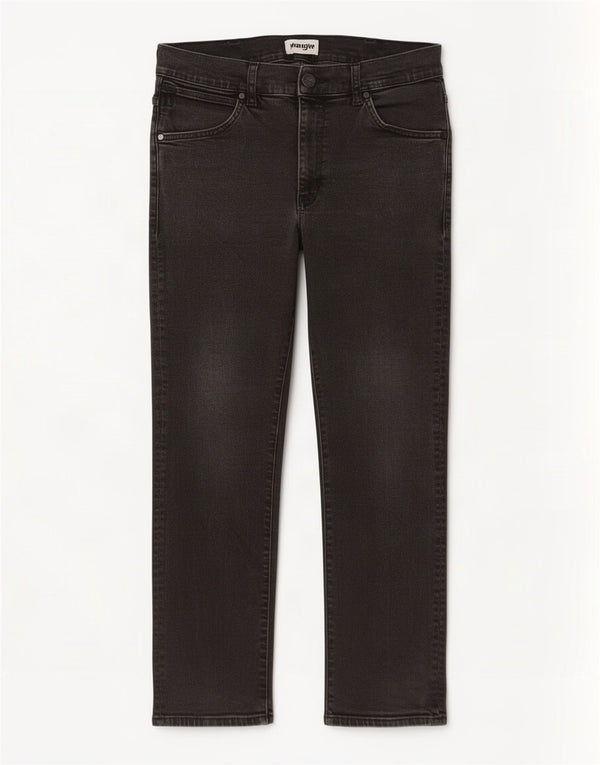 Wrangler Jean Larston Slim Fuselé Homme W34 L29 Coton Noir