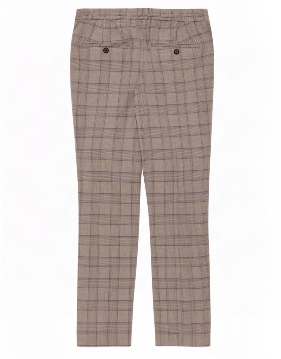 Zara Pantalon Chino Slim Homme Moyen W31 L28 Gris Pied-de-Poule