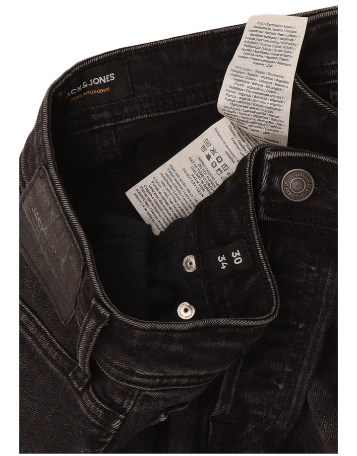 Jack & Jones Jean Slim W30 L34 Homme Gris Coton