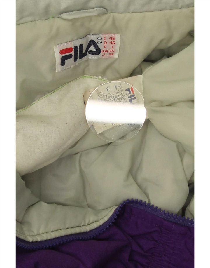 Fila Combinaison de ski homme IT 46 Small Violet Colourblock Polyester
