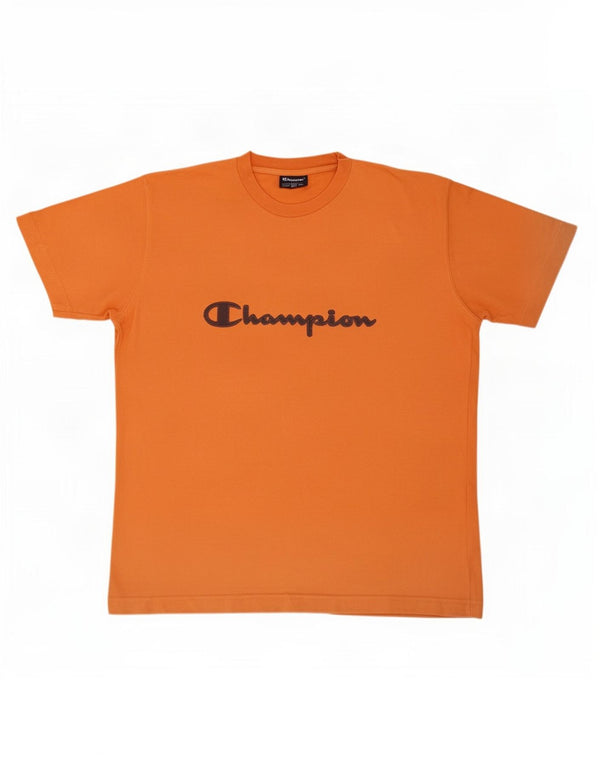 Champion T-Shirt Graphique Garçon 13-14 Ans XL Orange Coton