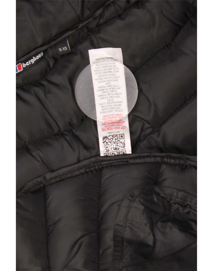 Berghaus Veste matelassée à capuche fille 9-10 ans Noir Polyester