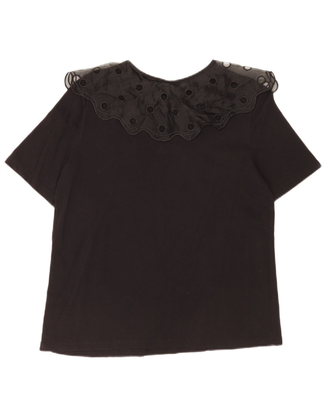 Zara Chemisier Femme Top UK 10 Petit Noir