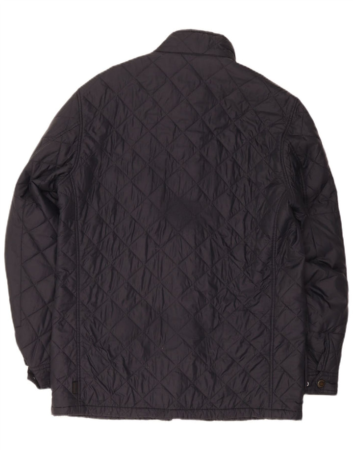 Barbour Veste matelassée pour homme UK 40 Large Bleu Marine Polyamide