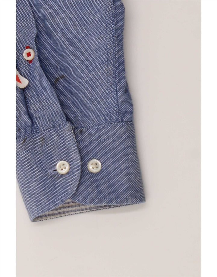 Tommy Hilfiger Chemise Homme Bleu Moyen Coton