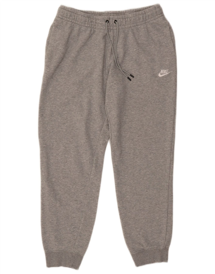 NIKE Pantalon de survêtement pour femme Joggers UK 14 Coton moucheté gris moyen