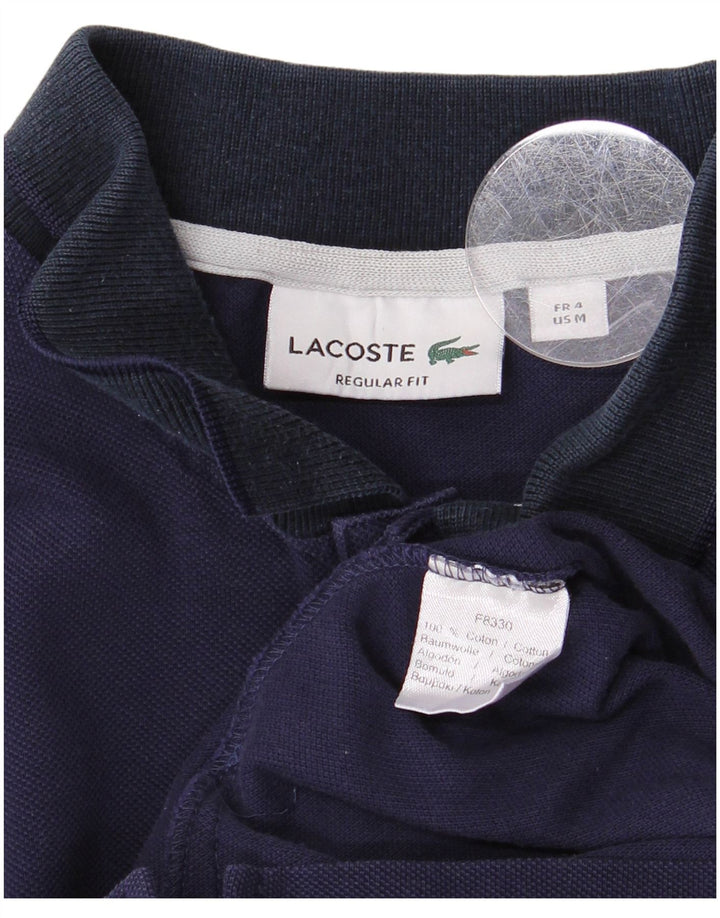 LACOSTE Polo Regular Fit Homme Taille 4 Coton Bleu Marine Moyen