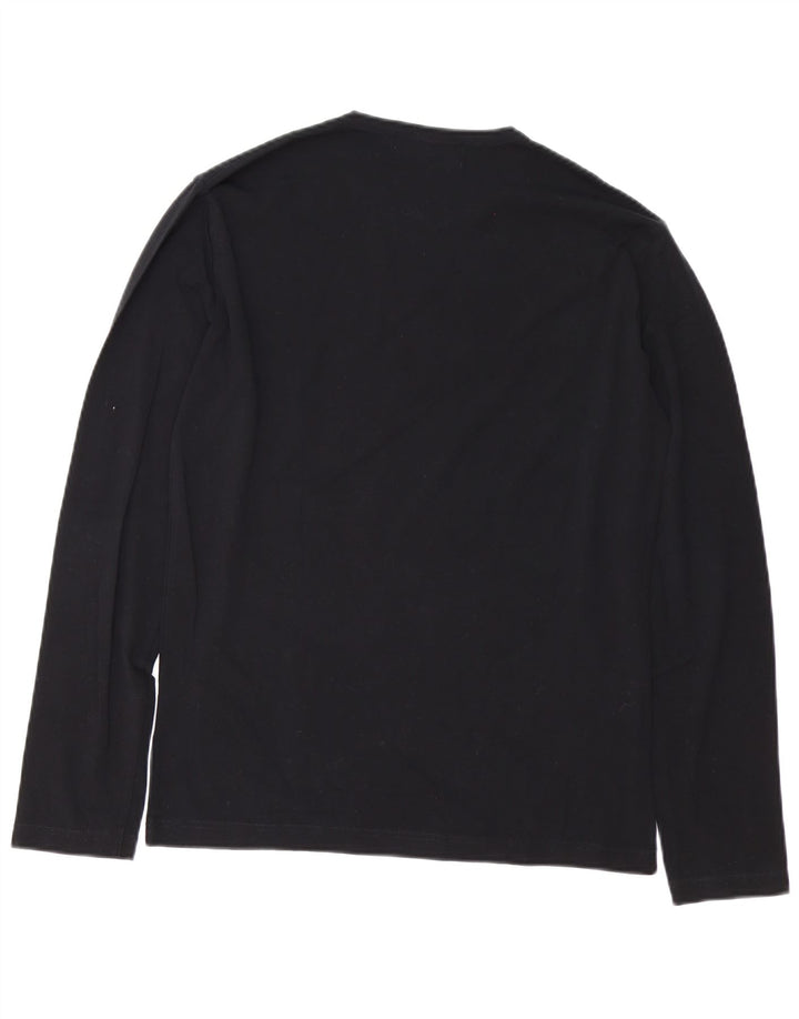 Gas Haut Graphique Homme Manches Longues Grand Coton Noir