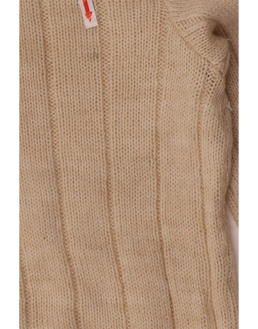 Pull Cardigan Vintage Homme Beige Moyen