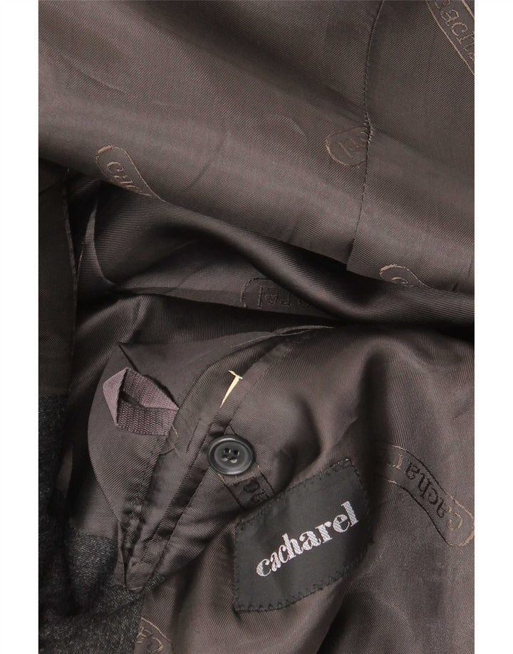 Cacharel Veste Blazer 3 Boutons Homme UK 40 Large Gris Classique