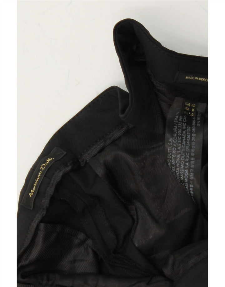 MASSIMO DUTTI Womens Slim Casual Trousers EU 40 Medium W30 L27 Black Vintage Massimo Dutti and Second-Hand Massimo Dutti from Messina Hembry 