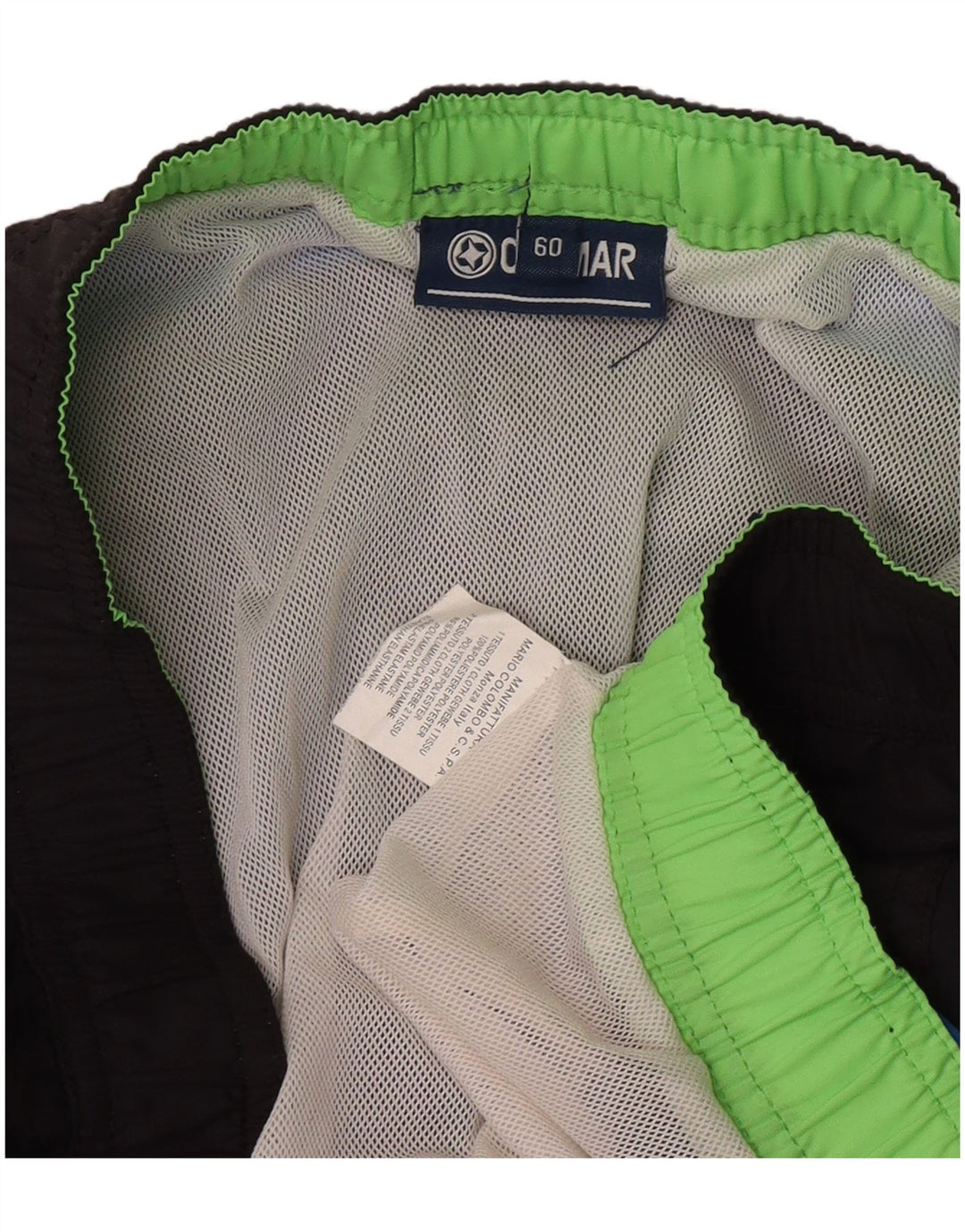 Colmar Short de Bain Graphique Homme IT 60 2XL Noir Colorblock Polyester