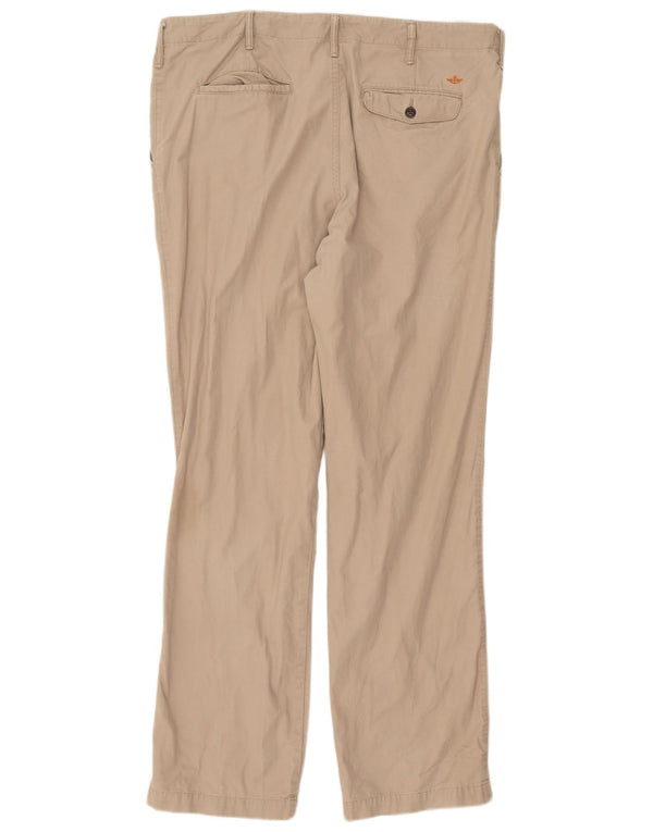 Dockers Pantalon Chino Droit Homme W38 L34 Beige Coton