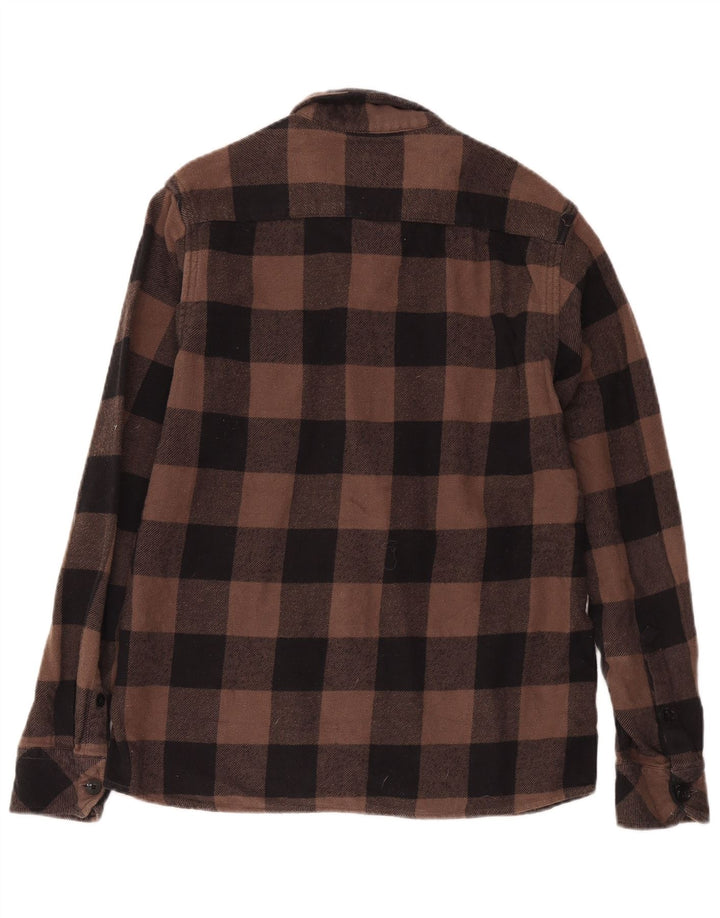 Dickies Chemise en Flanelle Homme Marron Moyen Vichy Coton