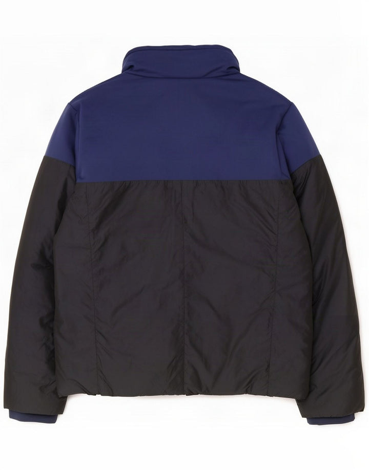 Armani Veste matelassée pour homme IT 54 2XL Bleu marine Colourblock