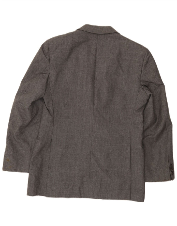 Aquascutum Veste blazer à 2 boutons pour homme UK 36 Petit Gris