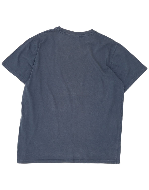 Weird Fish T-Shirt graphique pour hommes, grand coton bleu