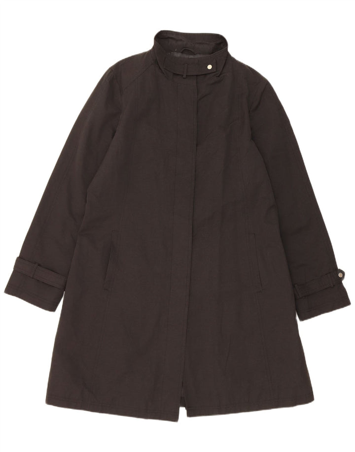 John Lewis Pardessus pour femme UK 44 en coton noir moyen