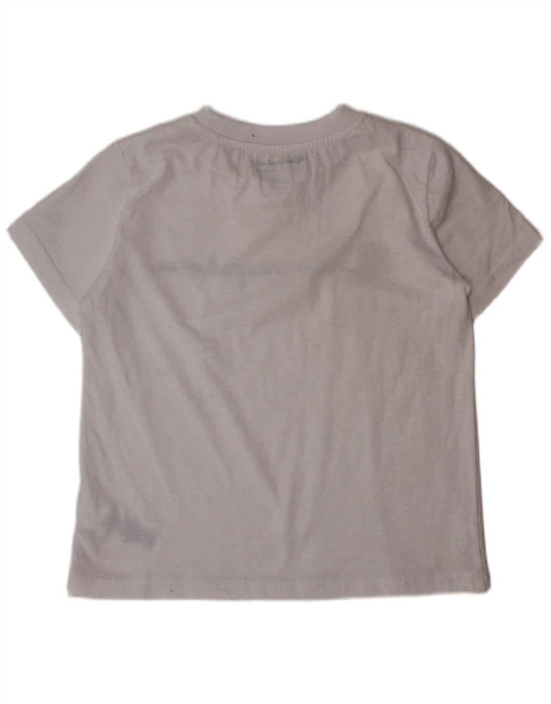 CHAMPION T-Shirt Graphique Garçon 4-5 Ans Blanc Coton