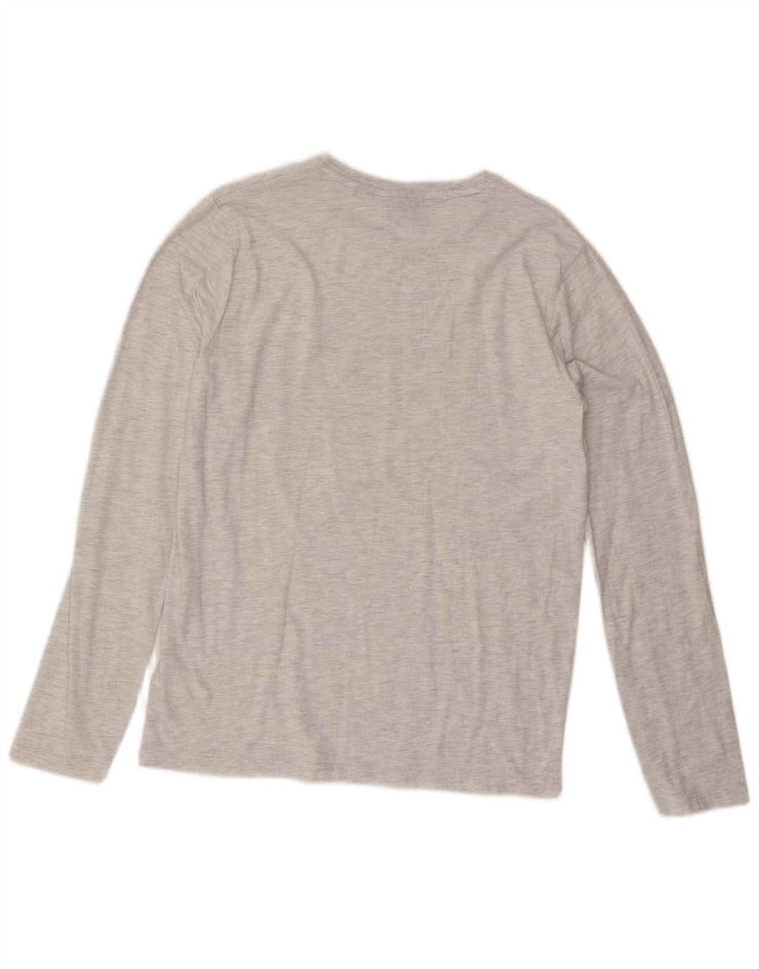 Superdry Haut graphique à manches longues pour homme en coton moucheté gris grand