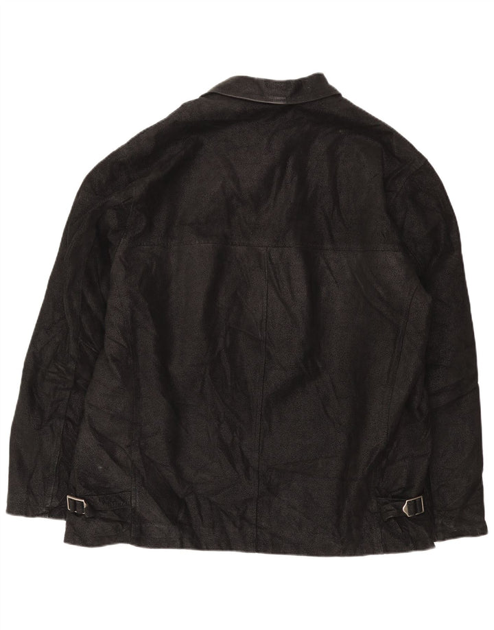 SAVE THE FOREST Veste en cuir homme IT 54 2XL Cuir noir