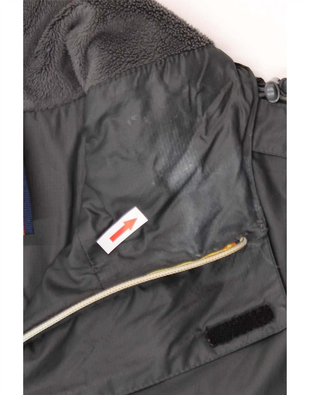 K-Way Parka à capuche pour homme UK 38 Gris moyen Polyamide