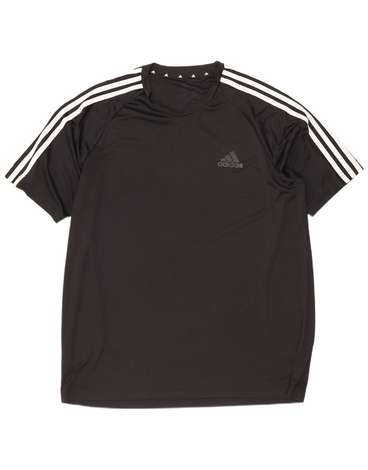 Adidas T-Shirt Homme Haut Large Noir Polyester Sports