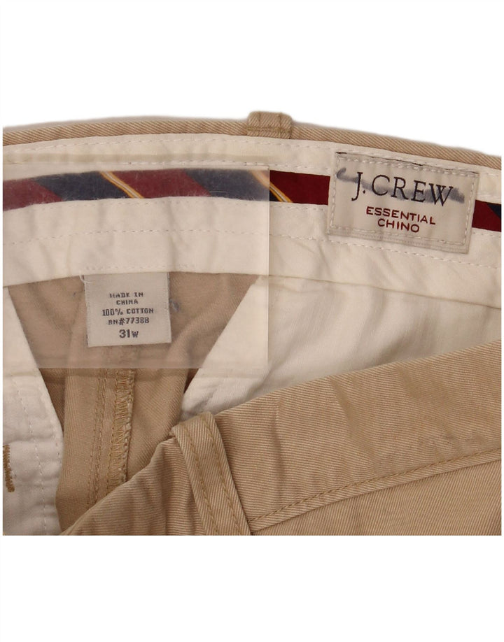 J. CREW Pantalon Chino Droit Homme W31 L34 Coton Beige