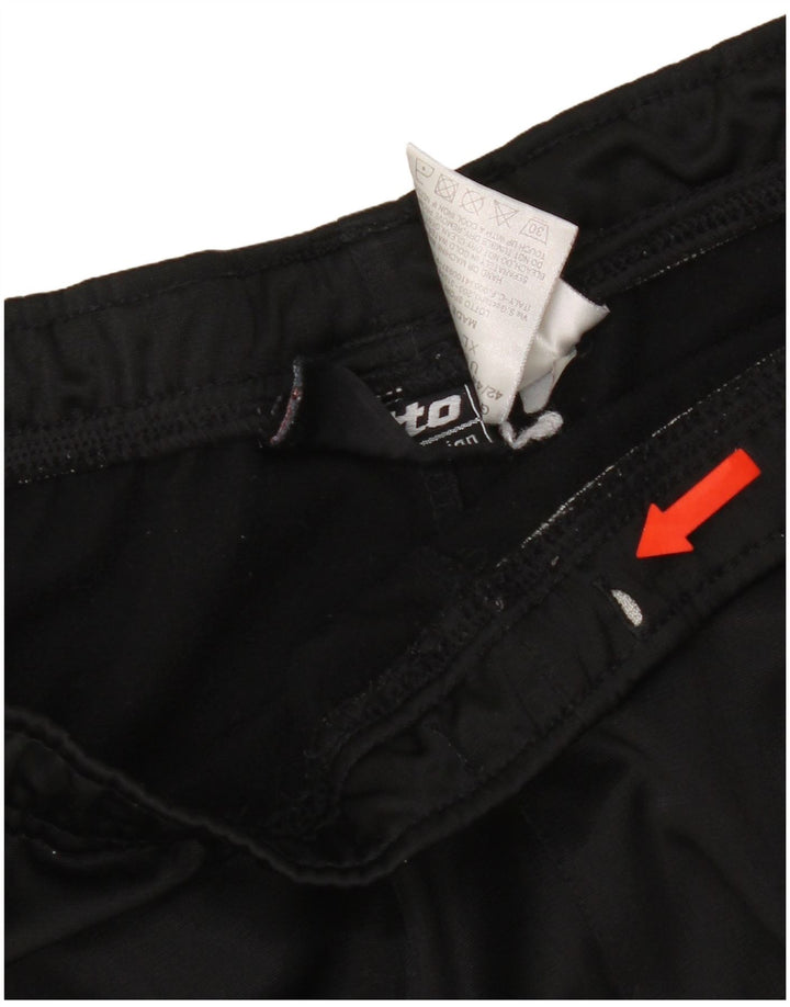 Lotto Pantalon de Survêtement Homme XL Noir Polyester