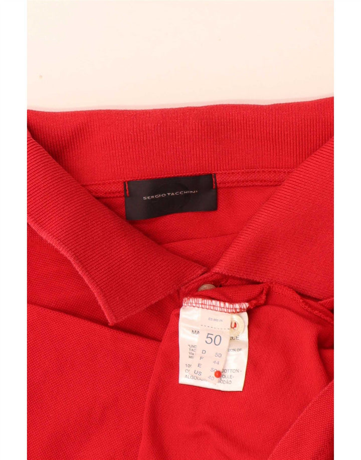Sergio Tacchini Polo Regular Fit Homme IT 50 Coton Rouge Moyen