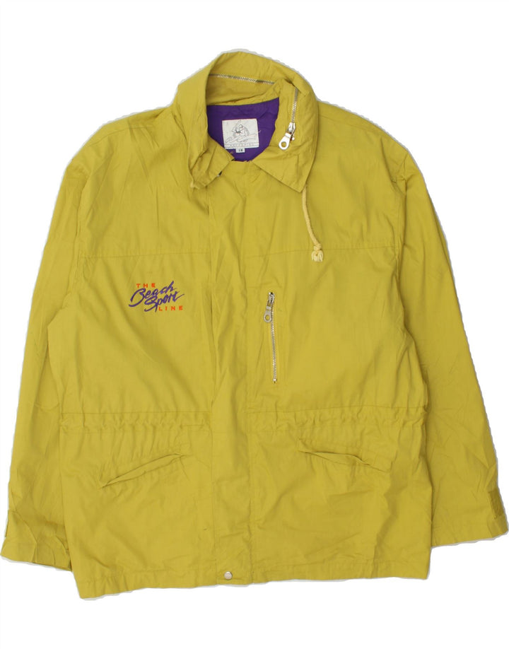 PEPPERINO Womens Windbreaker Jacket UK 18 XL Yellow Vintage Pepperino and Second-Hand Pepperino from Messina Hembry 