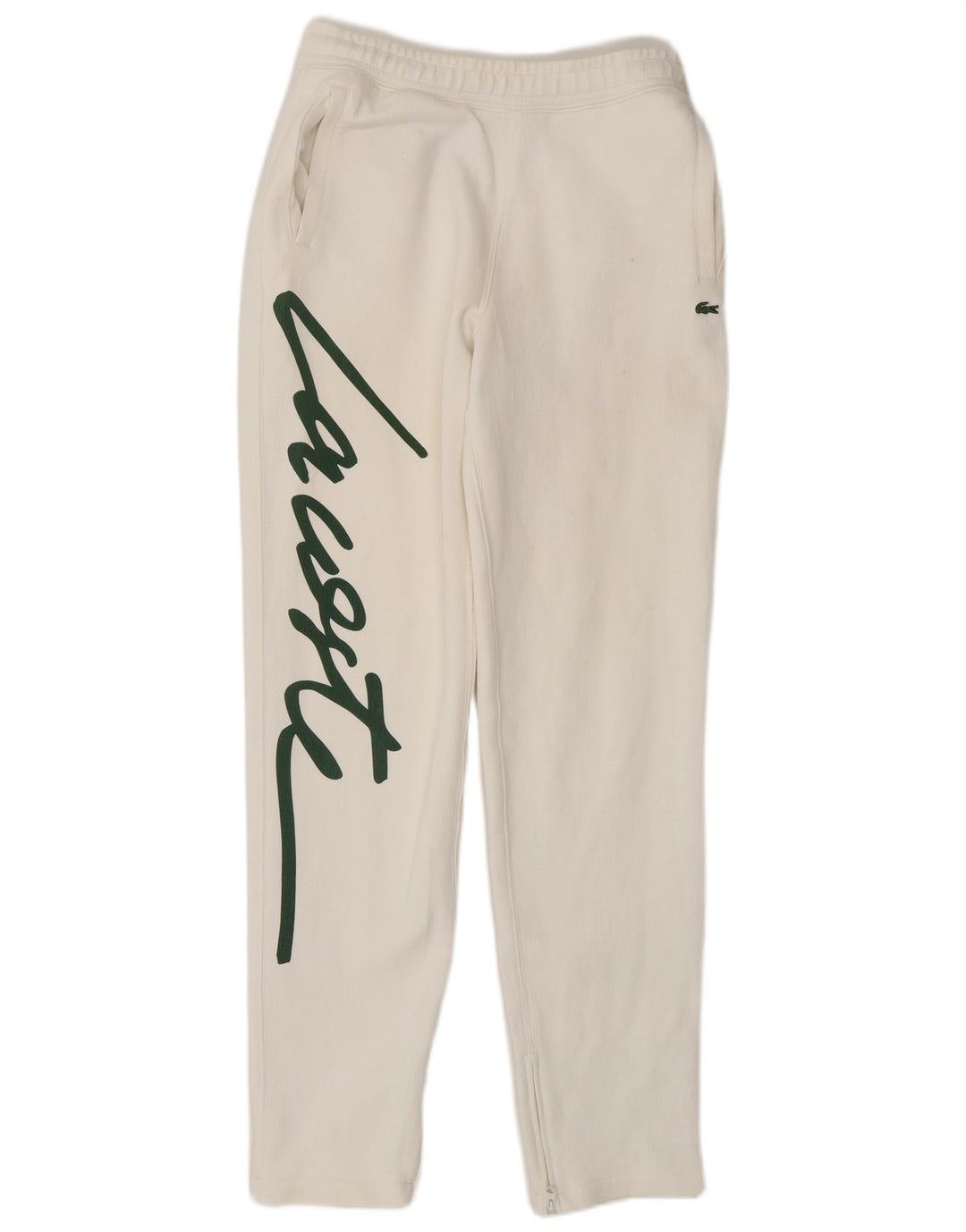 Lacoste Pantalon de survêtement graphique XS Blanc Coton