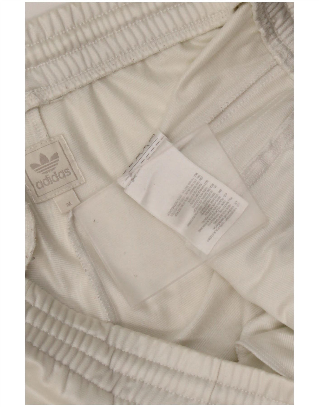 ADIDAS Pantalon de survêtement homme blanc moyen polyester