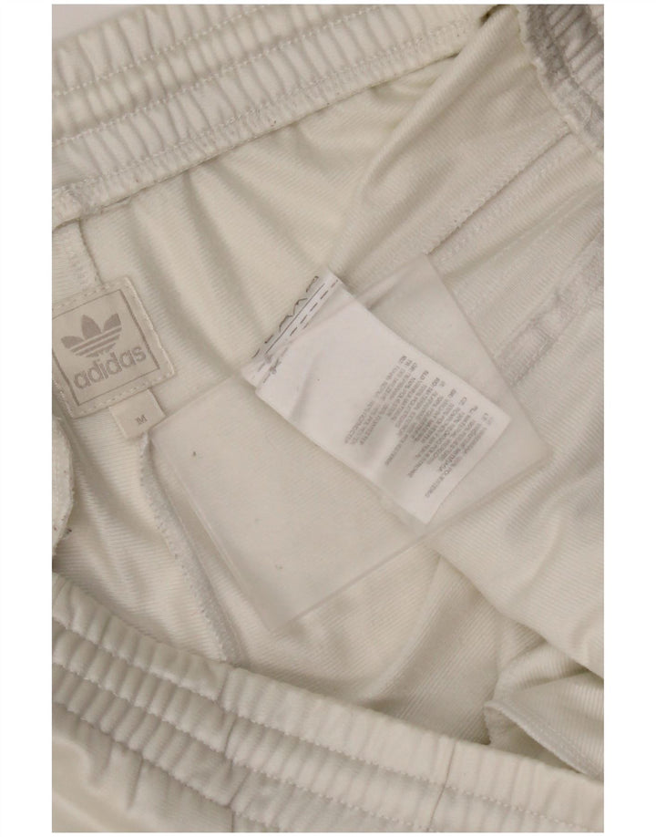 ADIDAS Pantalon de survêtement homme blanc moyen polyester