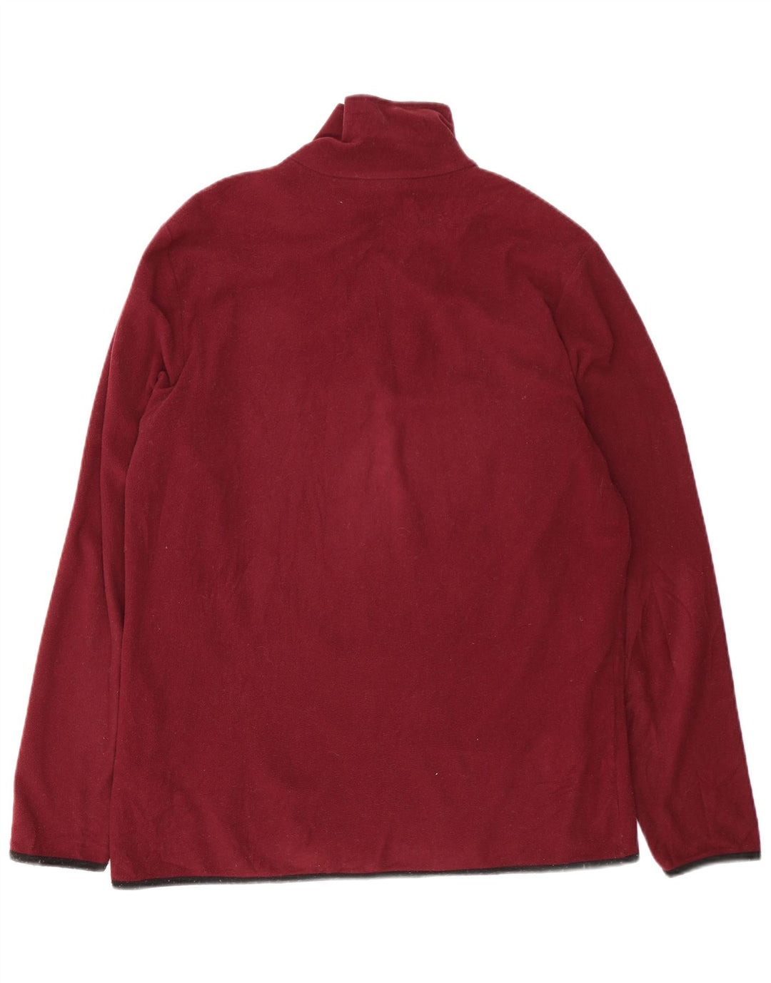 Lotto Pull polaire à col zippé pour homme 2XL Bordeaux Polyester