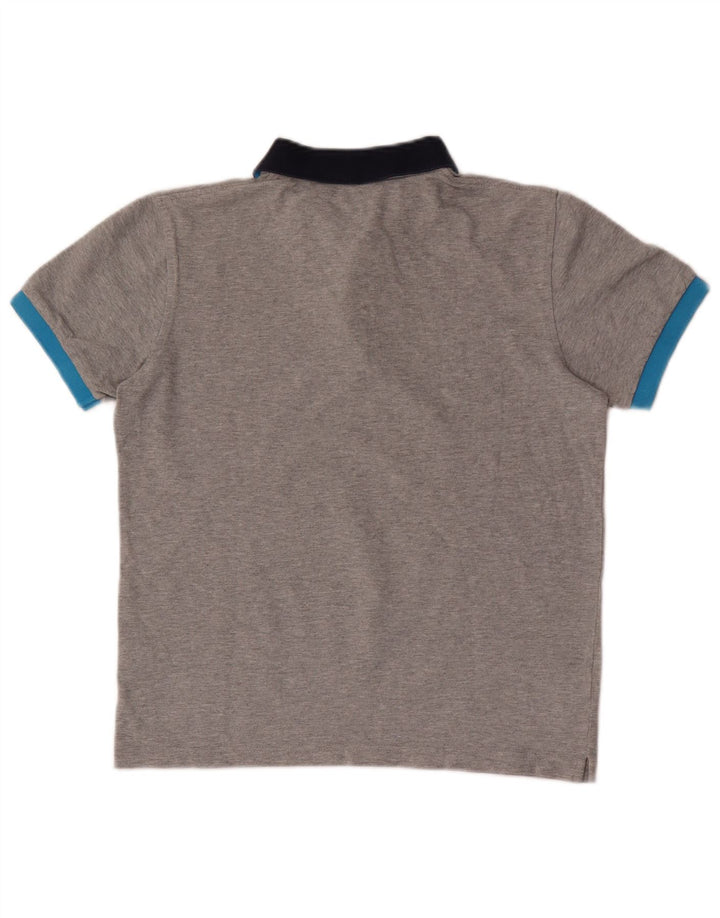 Sun68 Polo Homme Petit Gris Colorblock Coton
