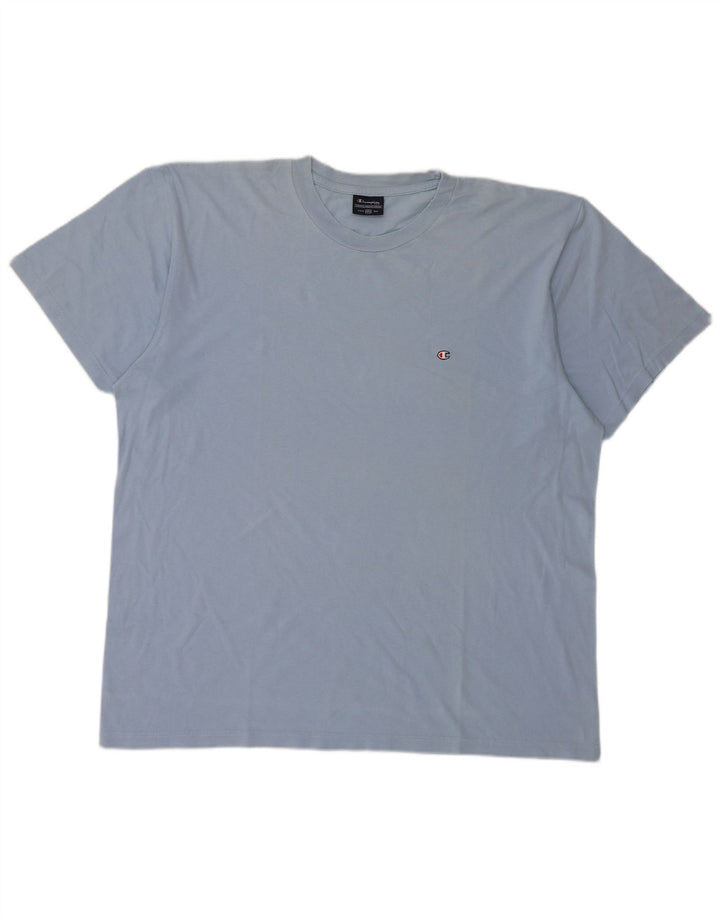 Champion T-Shirt Homme Top 2XL Bleu Coton