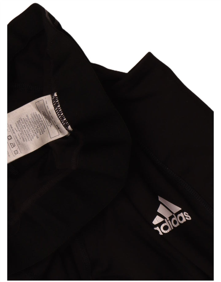 Adidas Leggings graphiques pour femmes UK 8 Small Noir Polyester