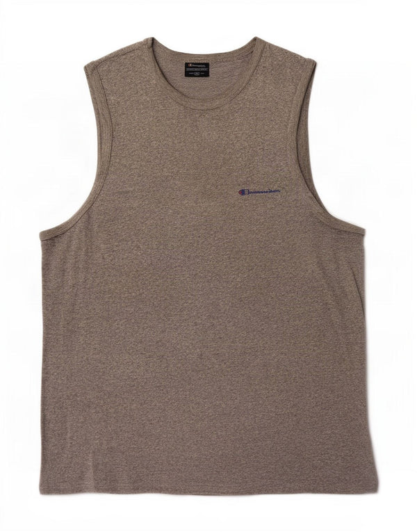 Champion Débardeur Homme XL Gris Moucheté