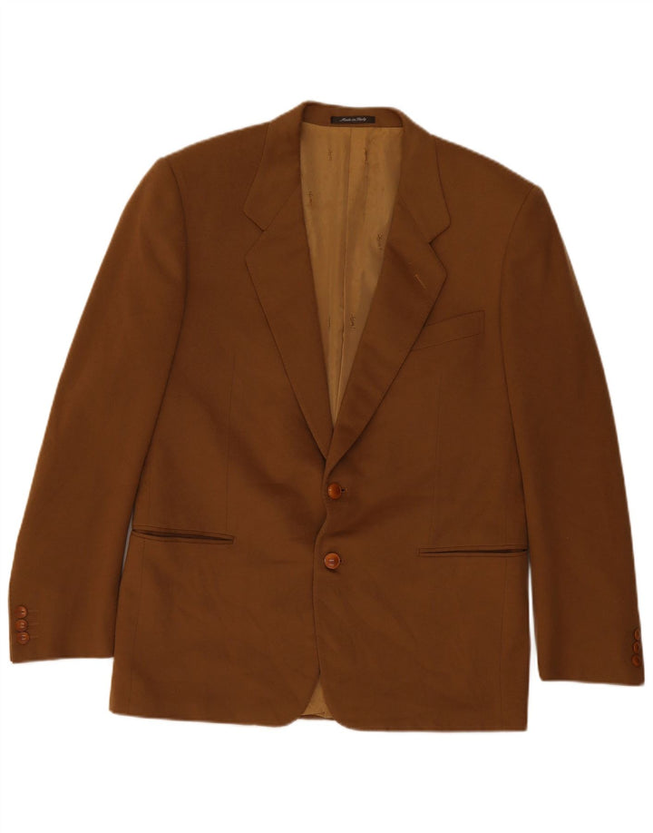 YVES SAINT LAURENT Veste Blazer 2 Boutons Homme IT 52 XL Laine Marron