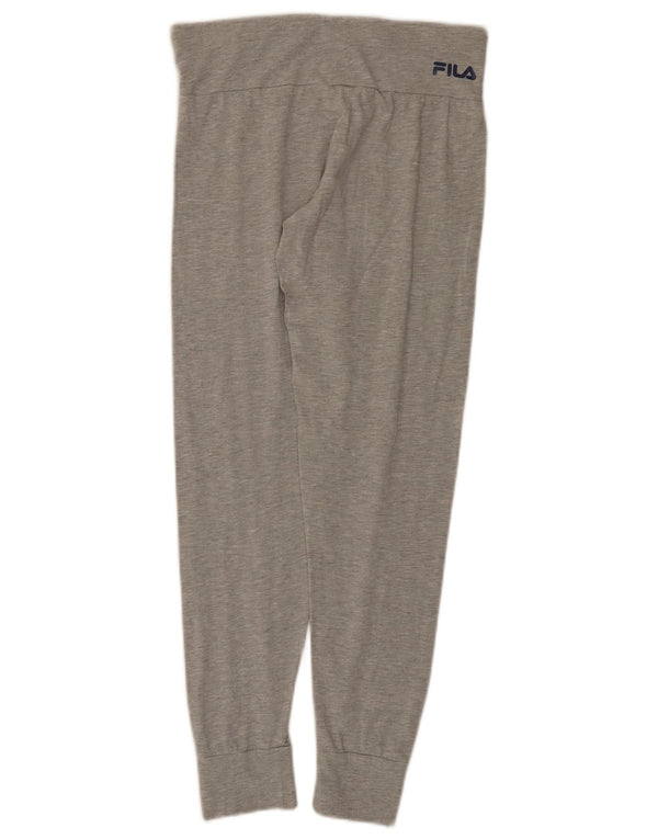 Fila Leggings Femme UK 12 Gris Moyen Moucheté
