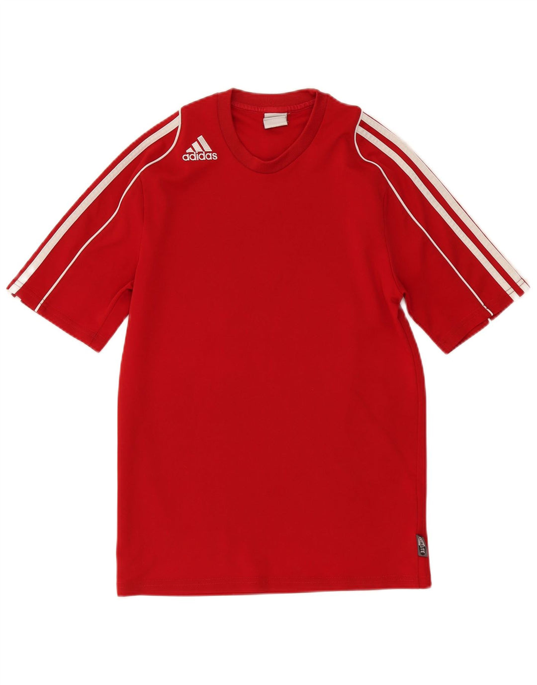 Adidas Hommes Climalite T-Shirt Haut Petit Rouge Polyester
