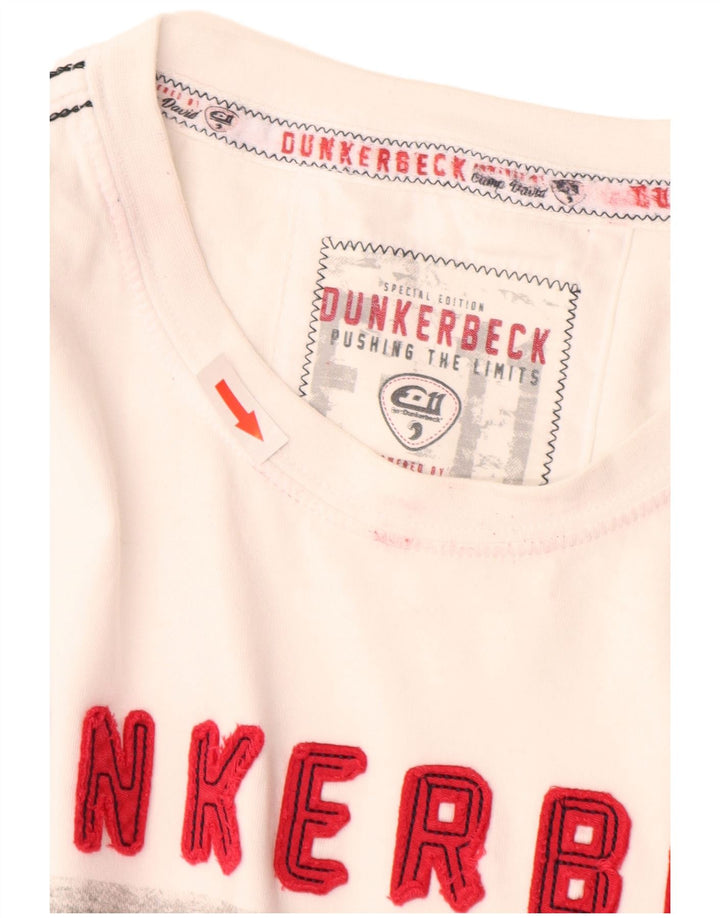 Camp David T-shirt graphique pour homme XL en coton blanc
